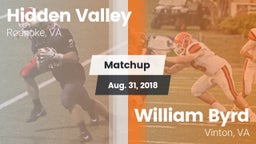 Matchup: Hidden Valley vs. William Byrd  2018