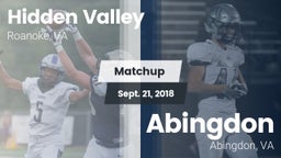 Matchup: Hidden Valley vs. Abingdon  2018