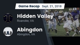 Recap: Hidden Valley  vs. Abingdon  2018
