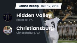 Recap: Hidden Valley  vs. Christiansburg  2018