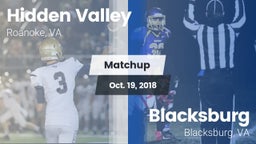Matchup: Hidden Valley vs. Blacksburg  2018