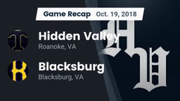 Recap: Hidden Valley  vs. Blacksburg  2018
