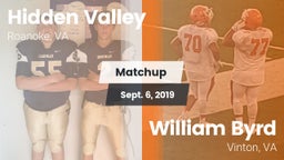 Matchup: Hidden Valley vs. William Byrd  2019