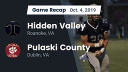 Recap: Hidden Valley  vs. Pulaski County  2019