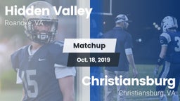 Matchup: Hidden Valley vs. Christiansburg  2019