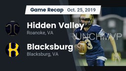 Recap: Hidden Valley  vs. Blacksburg  2019