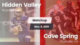 Matchup: Hidden Valley vs. Cave Spring  2019