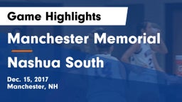 Manchester Memorial  vs Nashua  South Game Highlights - Dec. 15, 2017
