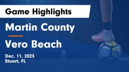 Martin County  vs Vero Beach Game Highlights - Dec. 11, 2023