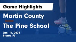 Martin County  vs The Pine School Game Highlights - Jan. 11, 2024