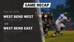 Recap: West Bend West  vs. West Bend East  2016