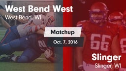Matchup: West Bend West vs. Slinger  2016