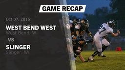 Recap: West Bend West  vs. Slinger  2016