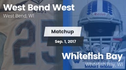 Matchup: West Bend West vs. Whitefish Bay  2017