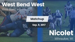 Matchup: West Bend West vs. Nicolet  2017