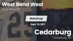 Matchup: West Bend West vs. Cedarburg  2017