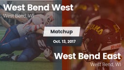 Matchup: West Bend West vs. West Bend East  2017
