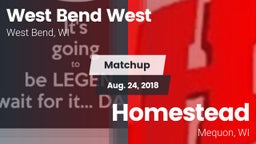 Matchup: West Bend West vs. Homestead  2018