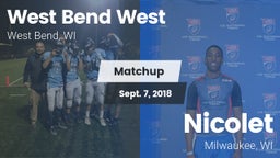 Matchup: West Bend West vs. Nicolet  2018