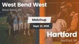 Matchup: West Bend West vs. Hartford  2018