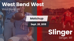 Matchup: West Bend West vs. Slinger  2018