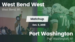 Matchup: West Bend West vs. Port Washington  2018