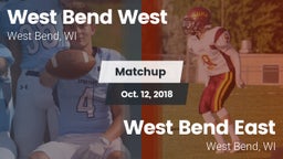 Matchup: West Bend West vs. West Bend East  2018