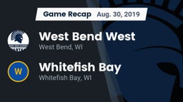 Recap: West Bend West  vs. Whitefish Bay  2019