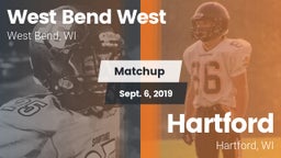 Matchup: West Bend West vs. Hartford  2019