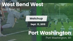 Matchup: West Bend West vs. Port Washington  2019