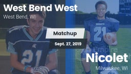 Matchup: West Bend West vs. Nicolet  2019