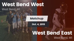 Matchup: West Bend West vs. West Bend East  2019