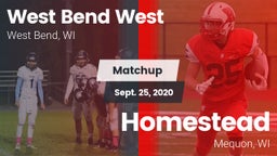 Matchup: West Bend West vs. Homestead  2020