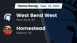 Recap: West Bend West  vs. Homestead  2020