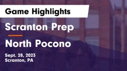 Scranton Prep  vs North Pocono  Game Highlights - Sept. 28, 2023