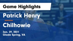 Patrick Henry  vs Chilhowie  Game Highlights - Jan. 29, 2021