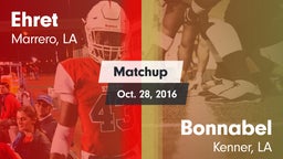 Matchup: Ehret vs. Bonnabel  2016