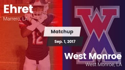 Matchup: Ehret vs. West Monroe  2017