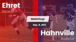 Matchup: Ehret vs. Hahnville  2017