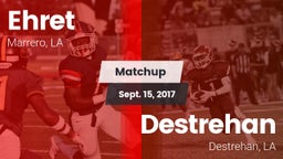 Matchup: Ehret vs. Destrehan  2017