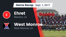 Recap: Ehret  vs. West Monroe  2017