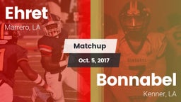 Matchup: Ehret vs. Bonnabel  2017
