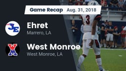 Recap: Ehret  vs. West Monroe  2018