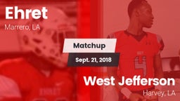 Matchup: Ehret vs. West Jefferson  2018