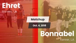 Matchup: Ehret vs. Bonnabel  2018