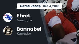 Recap: Ehret  vs. Bonnabel  2018