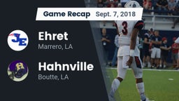 Recap: Ehret  vs. Hahnville  2018