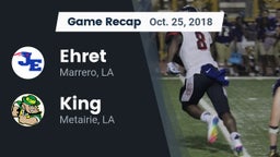 Recap: Ehret  vs. King  2018