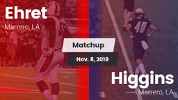 Matchup: Ehret vs. Higgins  2019