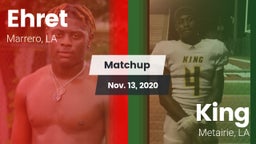 Matchup: Ehret vs. King  2020
